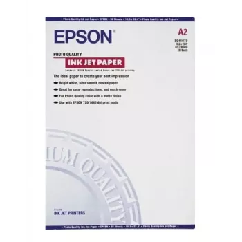 Epson Photo Quality Ink Jet popierius, DIN A2, 102 g/m², 30 lapų