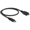 USB laidas DeLOCK 0,5 m USB 3.1 C – Micro USB 3.1 B