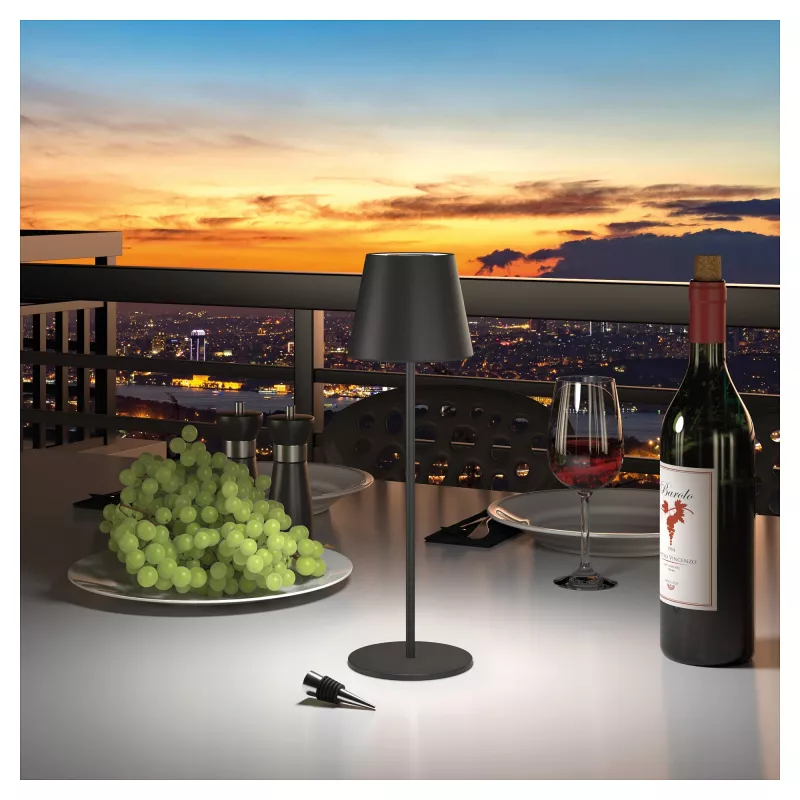 LED stalinė lempa RealPower TableLight 360 RGB 3W juoda