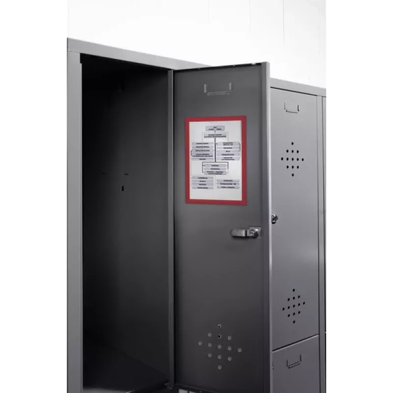 Magnetinis rėmelis Durable DURAFRAME A4 raudonas