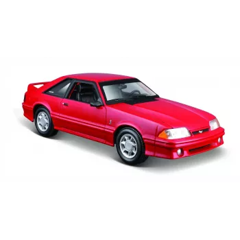 Model Ford Mustang SVT Cobra 1993 raudonas 1/24