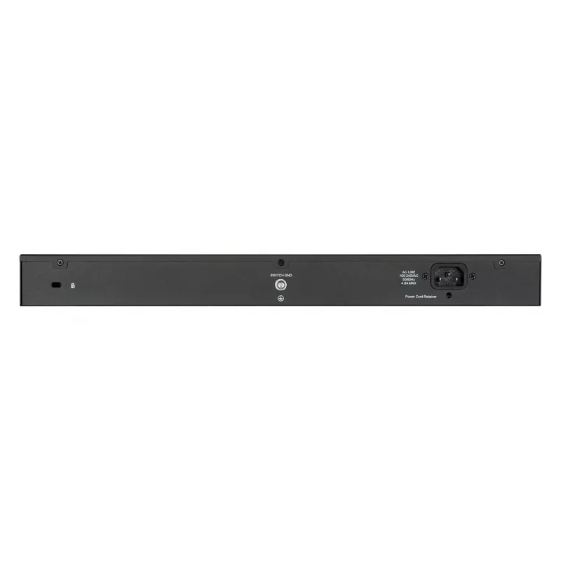 D-Link DGS-1100-26MPV2/E valdomas L2 Gigabit Ethernet komutatorius su PoE, 24 prievadai, juodas
