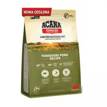 ACANA Singles Yorkshire Pork - sausas šunų ėdalas - 11,4 kg