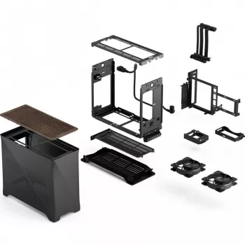 Fractal Design Era 2 Mini Tower dėklas, anglies pilka
