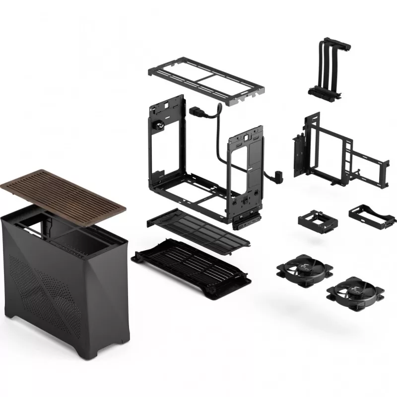 Fractal Design Era 2 Mini Tower dėklas, anglies pilka