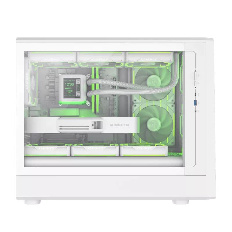 Gamemax CLAW 360 WH | M-ATX kompiuterio korpusas
