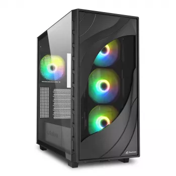 Sharkoon REBEL C80G RGB Midi bokštas Juodas