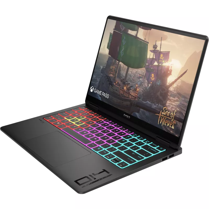 Nešiojamas kompiuteris HP OMEN Transcend 14-fb0073ng, Intel Core Ultra 7 155H, NVIDIA GeForce RTX 4060, 16 GB RAM, 1 TB SSD, Windows 11 Home