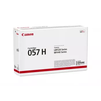 Canon 057H originali juoda tonerio kasetė, didelės išeigos, 1 vnt.