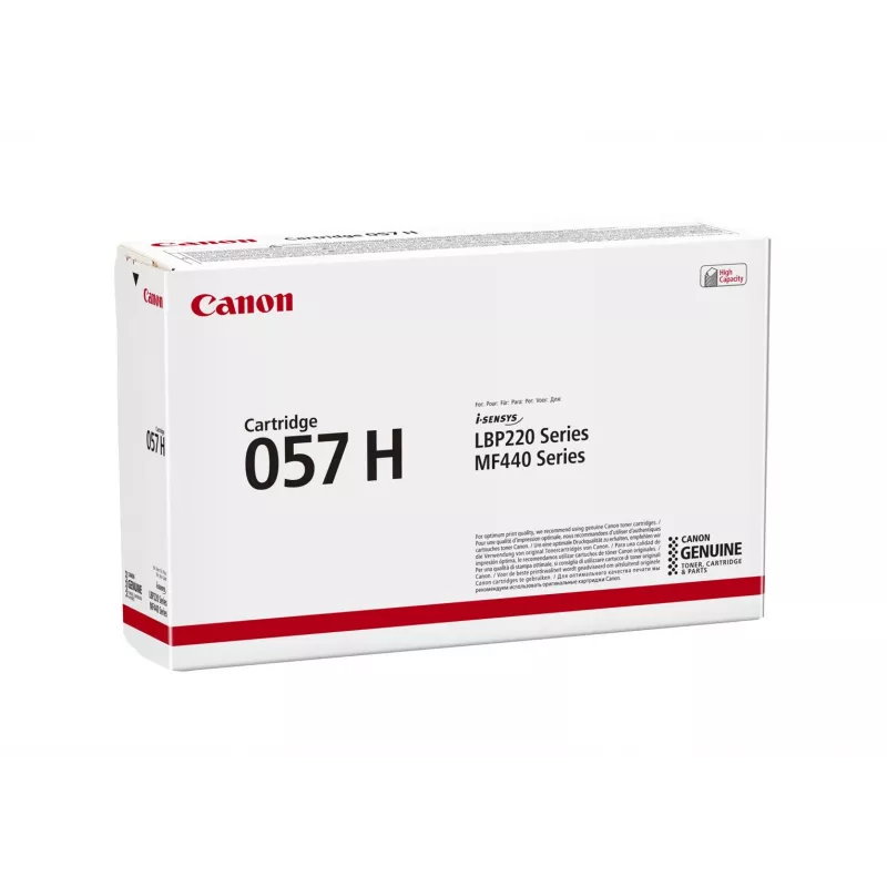 Canon 057H originali juoda tonerio kasetė, didelės išeigos, 1 vnt.