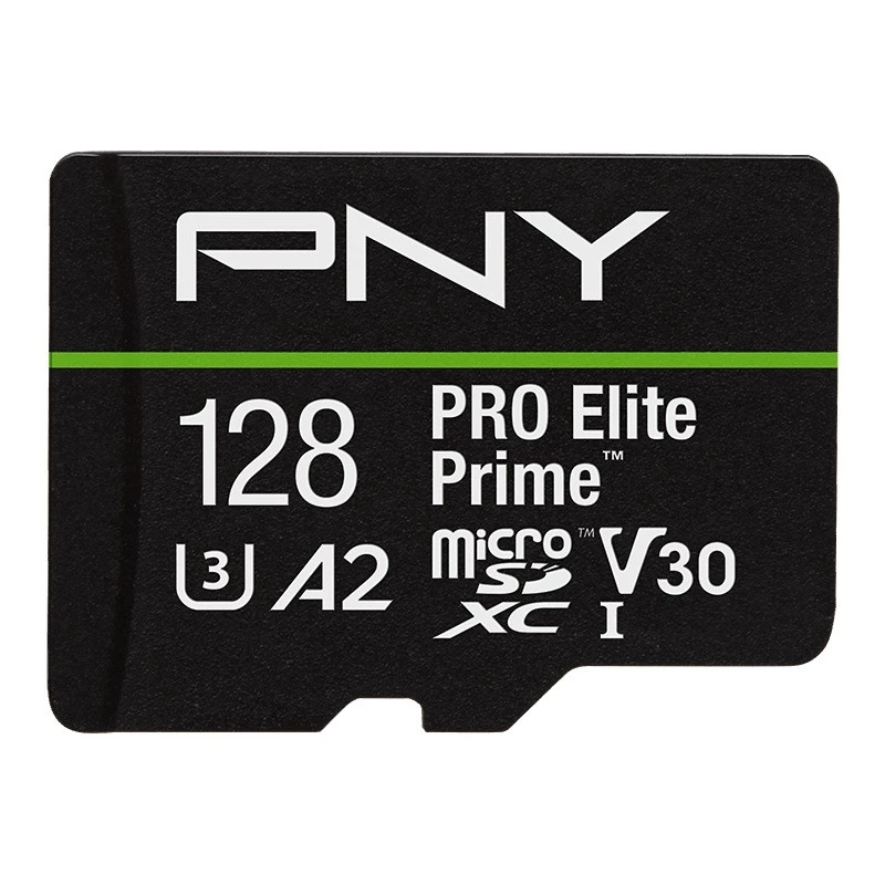 Atminties kortelė microSDXC PNY PRO Elite Prime 128GB + SD adapteris + USB-A kortelių skaitytuvas