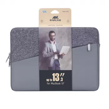 Dėklas rankovinis Rivacase 7903 33,8 cm (13,3 colio) pilkas