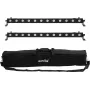 LED juostų rinkinys EUROLITE 2x LED BAR-12 QCL RGBA su minkštu dėklu – 2 vnt., QCL RGBA LED