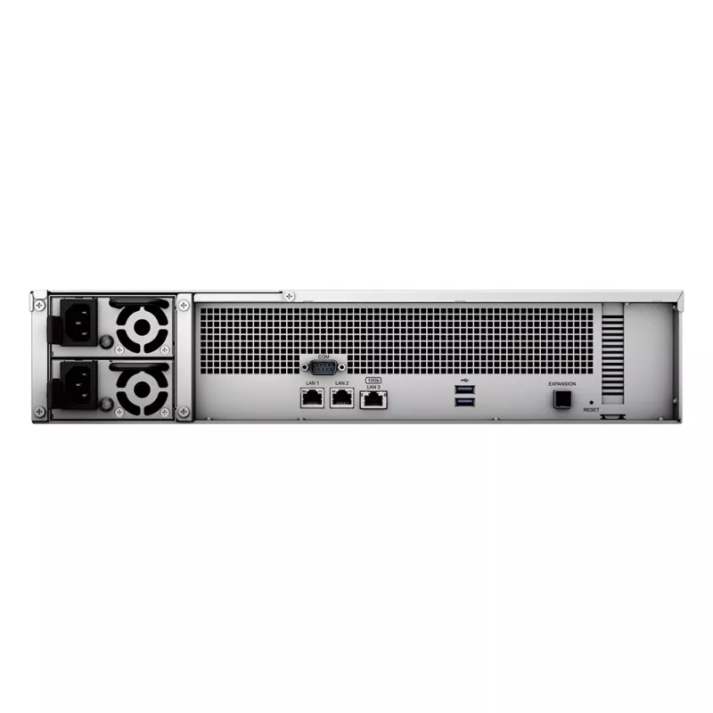 Synology RackStation RS2423+ NAS/saugojimo serveris Rack (2U) Ryzen Embedded V1780B 8 GB DDR4 0 TB DiskStation Manager Juoda, Pilka