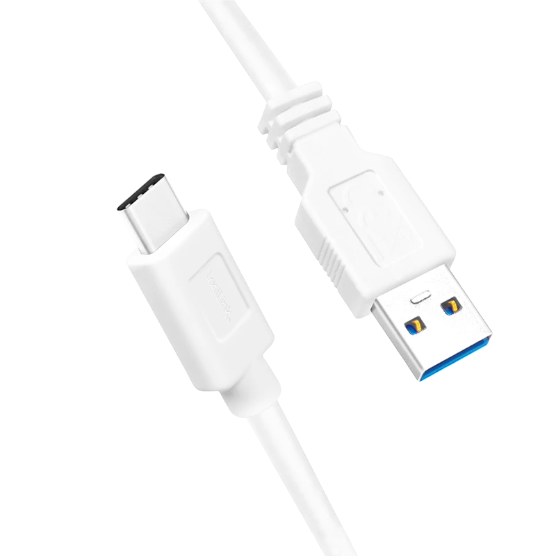 USB kabelis LogiLink CU0175 USB 3.2 Gen 1 1,5 m USB A USB C baltas