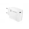 Vidinis USB-C greitasis įkroviklis NATEC RIBERA 12V 20W Quick Charge 3.0 Baltas