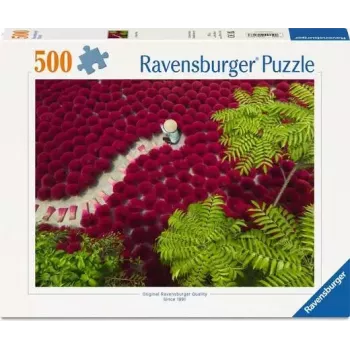 Dėlionė Ravensburger Ein Meer aus Rot — 500 dalių, meninė, nuo 12 m.