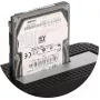 LOGON LHC030 išorinis dėklas kietajam diskui HDD/SSD, SATA II, USB 2.0 Type-B, 2.5/3.5 col., juodas/sidabrinis, 12 V