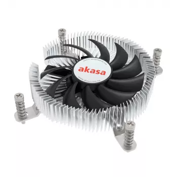 Hibridinis aušintuvas Akasa Intel LGA1700 7,5 cm Aliuminis Juodas