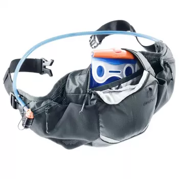 DEUTER Pulse 3 juosmens krepšys, 3 L, Graphite, 330 g