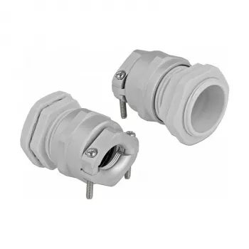Kabelio įvadas DeLOCK 60362 pilkas metalas plastikas