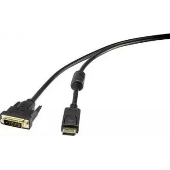 DisplayPort į DVI-D Dual Link vaizdo kabelis Renkforce 1404070, 1,8 m