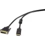 DisplayPort į DVI-D Dual Link vaizdo kabelis Renkforce 1404070, 1,8 m