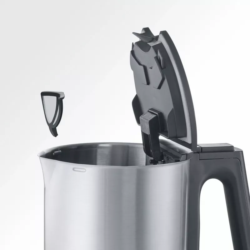 Severin WK 3409 Elektrinis virdulys 1,7 l Juodas - Nerūdijantis plienas 2200 W