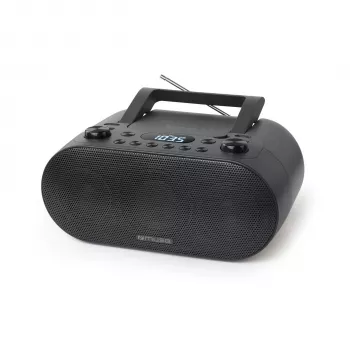 Muse M-35 BT nešiojamas radijas su Bluetooth, USB ir AUX, juodas