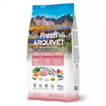 ARQUIVET Fresh Salmon with turkey šlapias šunų ėdalas - 2,5 kg