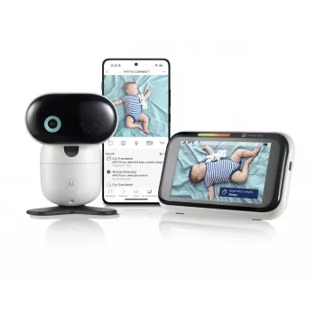 Motorola Solutions PIP1710 Connect 5 pasukamas ir pakreipiamas vaizdo kūdikio monitorius (120MOTOPIP1710C)
