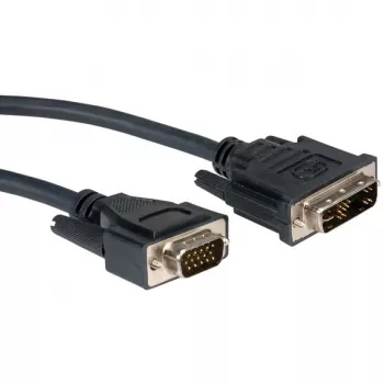 ROLINE DVI-VGA laidas, DVI (12+5) ST - HD15 ST 2,0 m (11.04.5420)