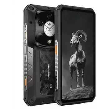 Atsparus išmanusis telefonas UleFone Armor 28 Pro — juodas, 6GB RAM, 128GB atminties