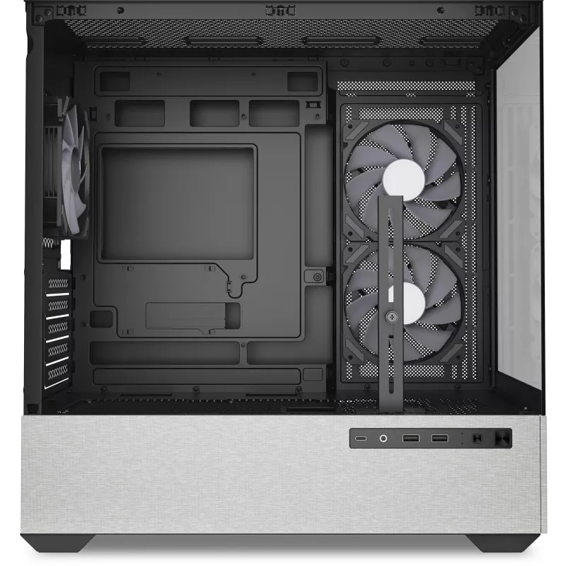 Sharkoon MK7 ARGB mATX korpusas su 2x stiklo panelėmis