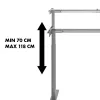 Reguliuojamo aukščio stalas MACLEAN MC-790NG, rankinis, 60 kg, 120 cm
