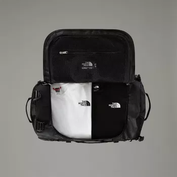 Kelioninis krepšys The North Face Base Camp S — 50 L, nailonas/poliesteris, juoda/balta
