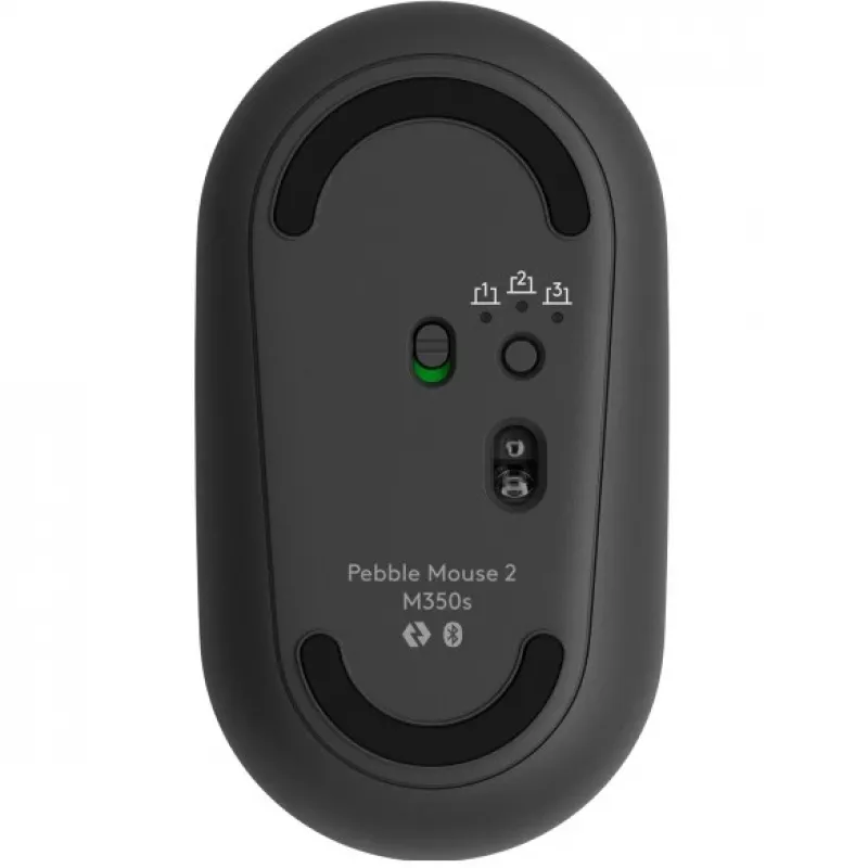 Belaidis klaviatūros ir pelės rinkinys Logitech Pebble 2 Combo QWERTZ vokiškas grafitas