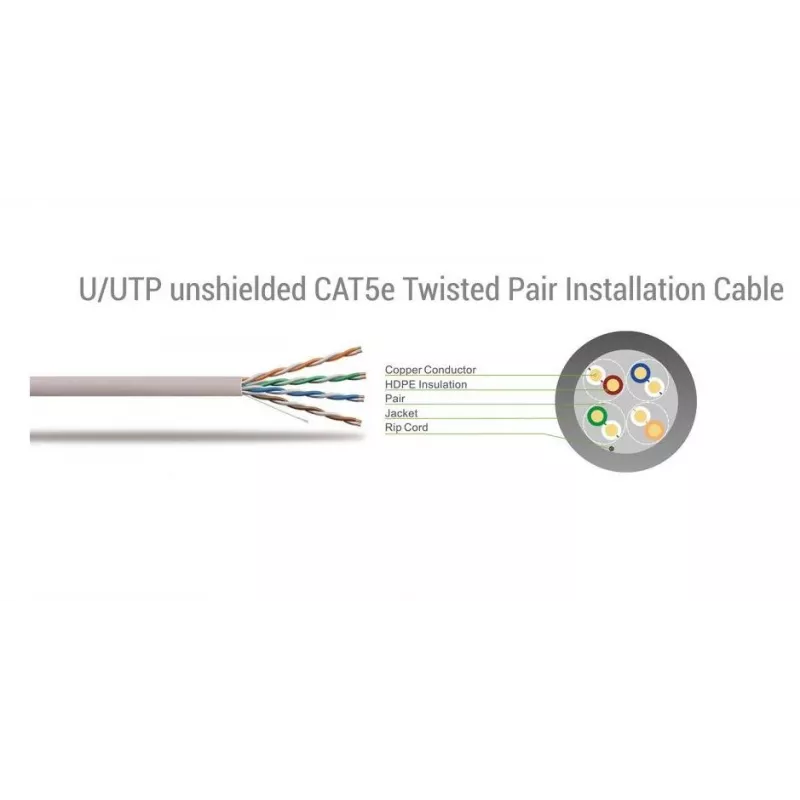 Tinklo kabelis SBOX UTP-30 UTP CAT5e RJ45 30m juodas