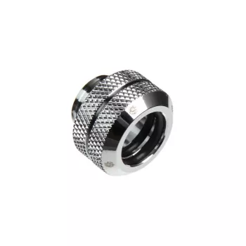 Bitspower Multi-Link Adapter Connector tiesus G1/4 colio AG į 12 mm AD kietąjį vamzdelį - sidabrinis blizgus
