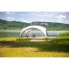 Paviljonas renginiams, 4,5 x 4,5 m (šviesiai pilka/pilka)