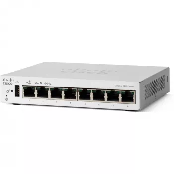CISCO Catalyst 1200 8 prievadų GE darbalaukinis išorinis maitinimo šaltinis PoE įėjimas