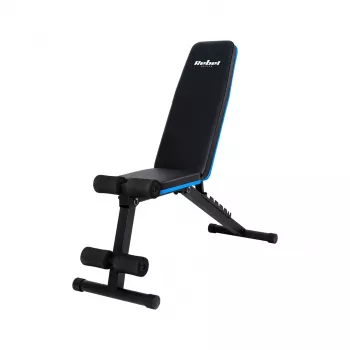 Rebel ACTIVE sustiprintas nuožulnus treniruočių suolelis su kojų fiksatoriumi