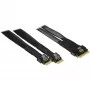 INTER-TECH laidas SFF-8654-8i į 2× SFF-8654-4i, 70 cm vidinis šakotuvinis laidas