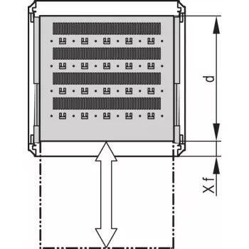 SCHROFF 19FA AUS C 700 VOL 7035 - Stovo priedas (22130355)
