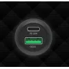 Automobilinis kroviklis Unitek P1400A su USB-C ir USB-A, 38 W, Quick Charge 3.0, įėjimas 12–24 V, juodas