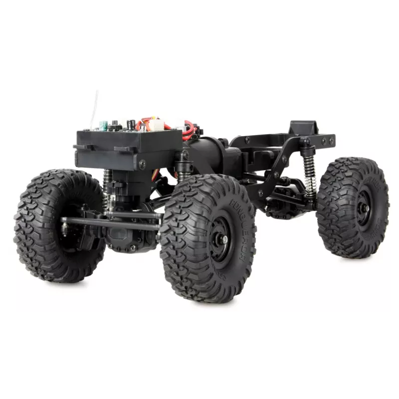 Radijo bangomis valdomas krovininis visureigis Amewi Mini-Cabalo AMXRock 4WD 1:16 RTR, elektrinis, paruoštas važiavimui
