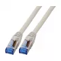 EFB-Elektronik RJ45 jungiamasis kabelis Cat.6A S/FTP TPECat.7 Raw Cable superflex pilkas 0,25m (K5525FGR.0,25)