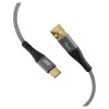 EFB Elektronik USB-A į USB-C laidų rinkinys 60W QC 3A 2x3m Pilka - Skaitmeniniai/Duomenys (USB-AC-00009)