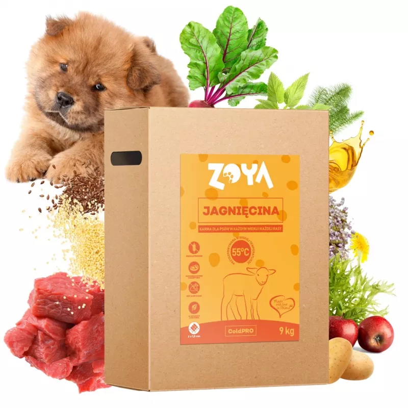 Sausas šunų ėdalas ZOYA ColdPRO Lamb 9 kg – suaugusių šunų palaikomoji formulė, 26% baltymų, 9,5% riebalų, be glitimo ir sojos