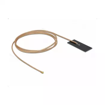 Antena DeLOCK 12609, vidaus WiFi, 2.4/5 GHz, 1.2 dBi, MHF, 1 m RG-178